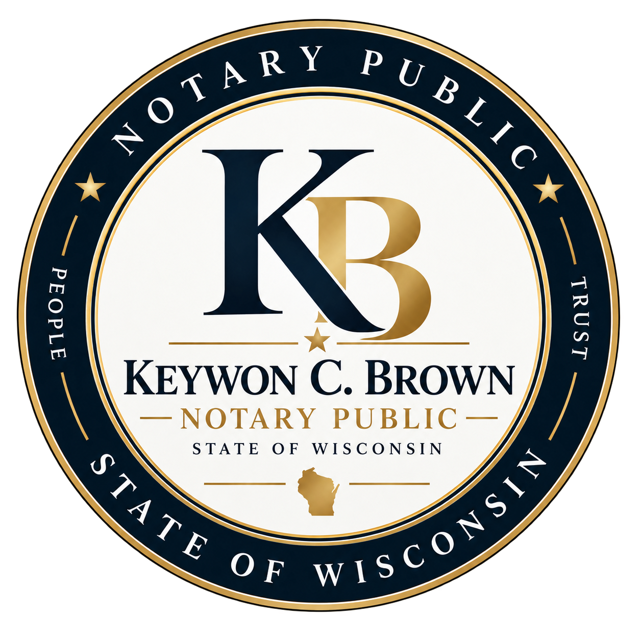Keywon C. Brown Notary Public seal